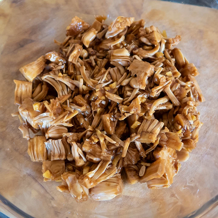 Marinated jackfruit