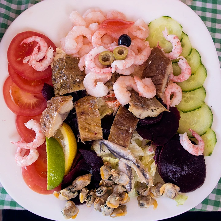 Prawn salad from Cookies, Salthouse