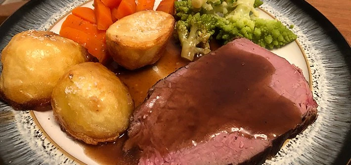 Sous vide roast beef