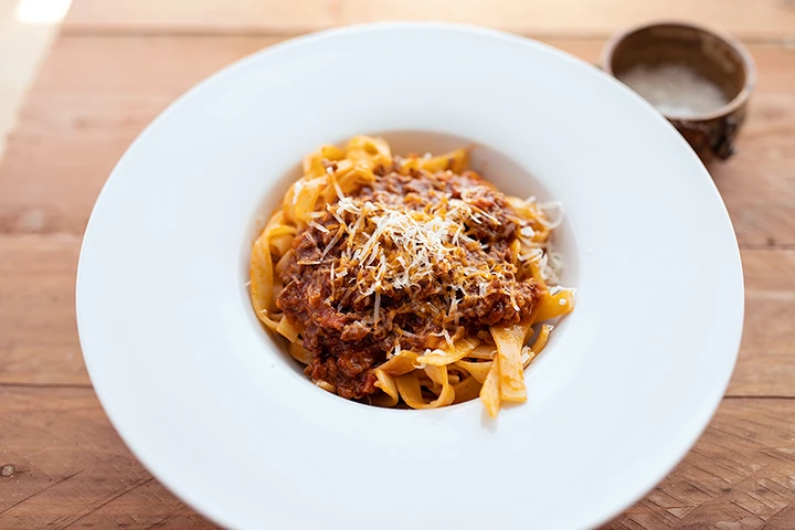 Sugo with tagliatelle