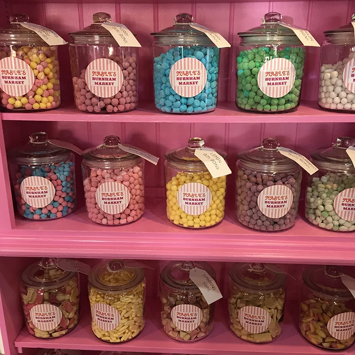 Sweets from Mable's Sweet Shop, Burnham Market